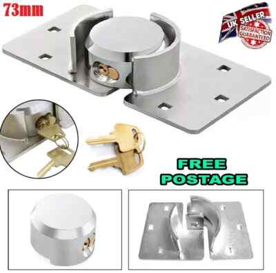 Shed Lock Outdoor High Security Locking Hasps - Shed Garage Van Doors Made In England Security Escutcheon Entry Door Lock Sets - Foto 8