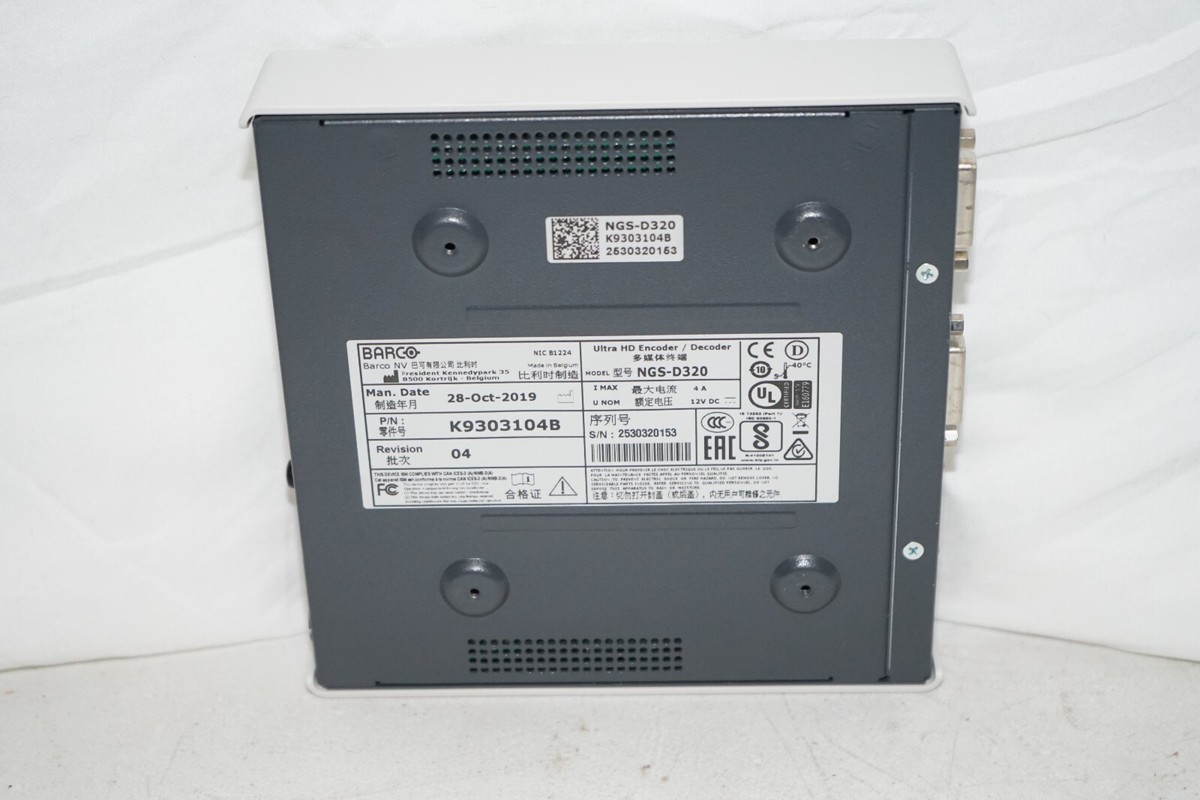 Coral NT-3E 分配ネットワーク 2台 2way 3way切替 ジャンク Barco NGS-D320 PRO Compact 4K Dual Channel H.264 Encoder and