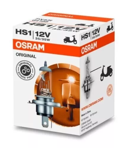 OSRAM LEDriving HLM HS1 6000K 12V 64185DWP 01 Halogen Bulb for Vintage Motorcycl