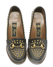    Gucci Studded Black Pumps - Size 38 - Pre-Owned Designer Shoes   