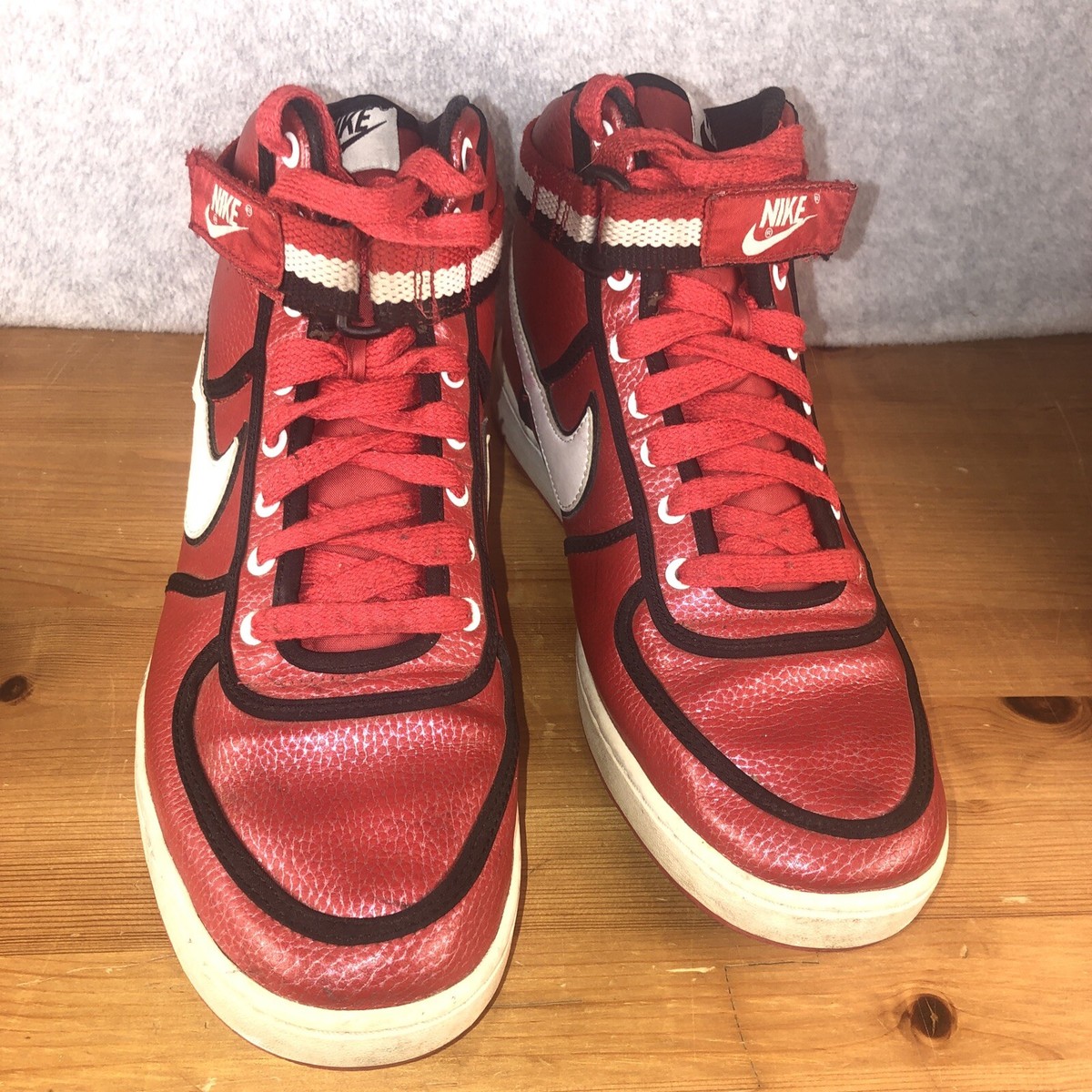Nike Vandal High University Red Black White Sneakers 621187-600 Men\'s Size 12 Nike Vandal High University Red - Men main image 4
