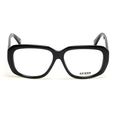 GUESS GU8240 001 All Black Plastic Optical Eyeglasses Frame 58-14-140 #SmartG