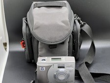 HP Photosmart 735 3.2MP Compact Silver Digital Camera w/ Case Tested  Working