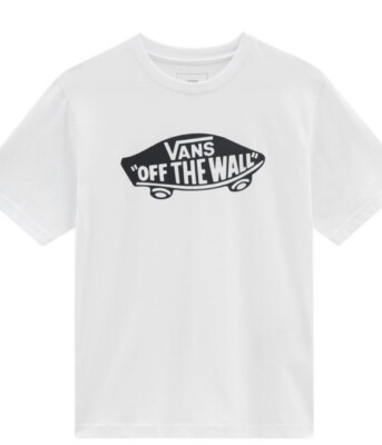 VANS JUNGEN OFF THE WALL T-SHIRT IN WEISS GR. XL (14-15 JAHRE) - NEU