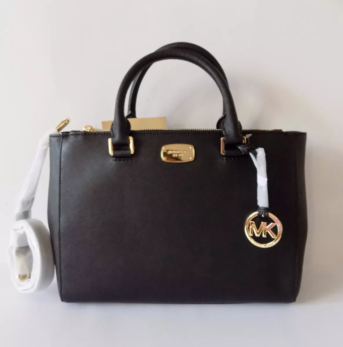 NWT Michael Kors Kellen Medium Satchel Black