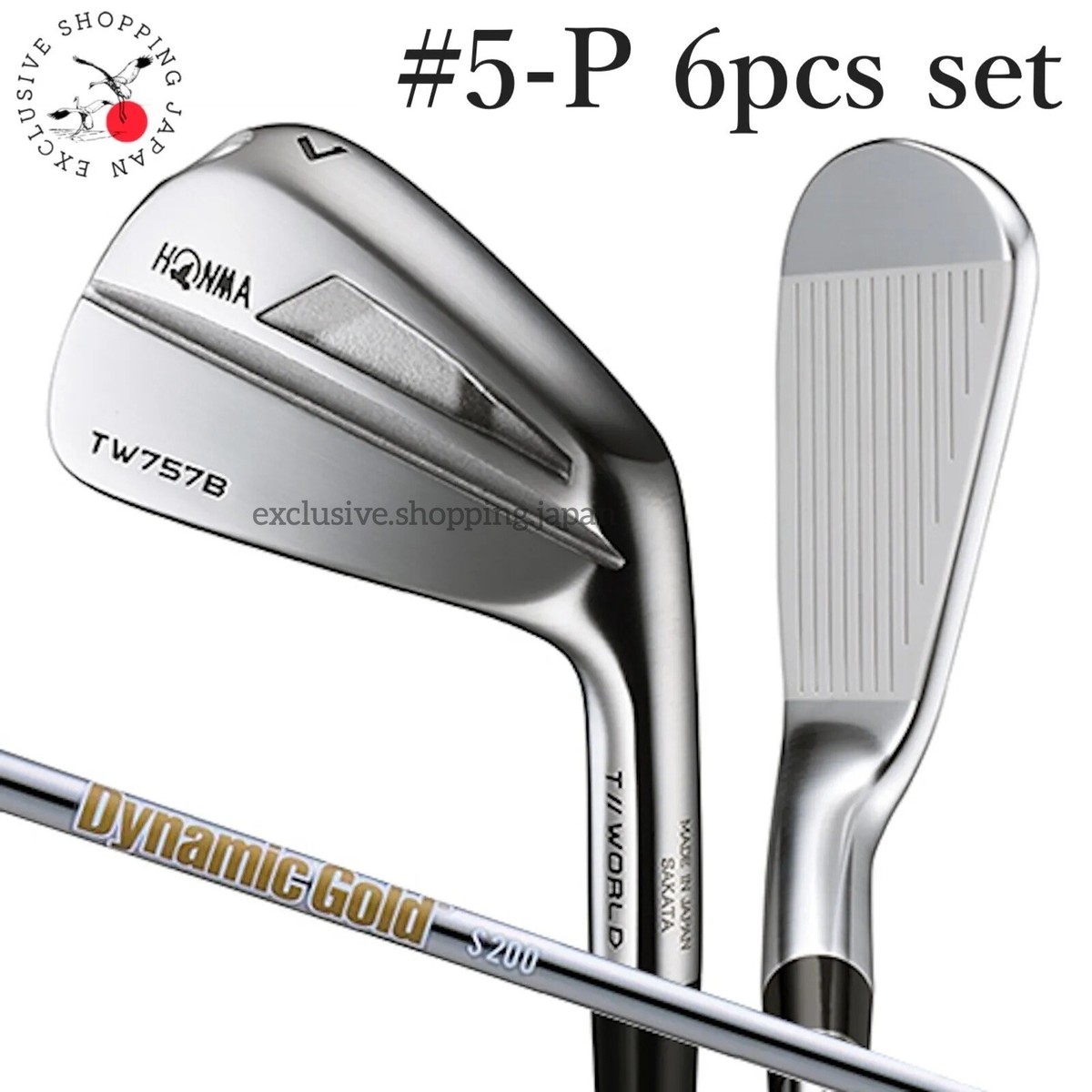 HONMA Golf T// World Iron Clubs 6 Set #5-P TW757B Dynamic
