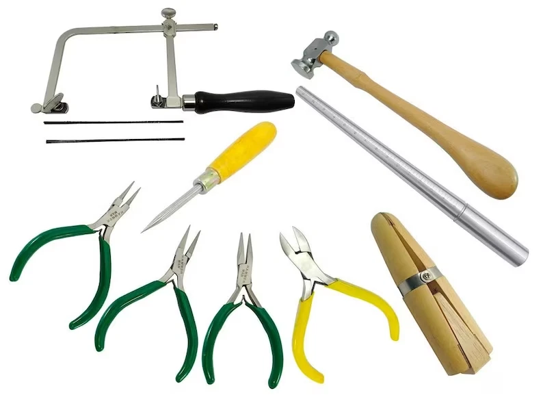 Stone Setting Tool Kit, Jewelry making kit, Essential jewelry tools, Pliers