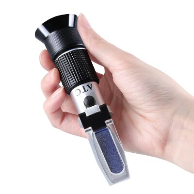Brix Meter Honey Refractometer Triple Scale Honey Tester Tool Water Content 1...