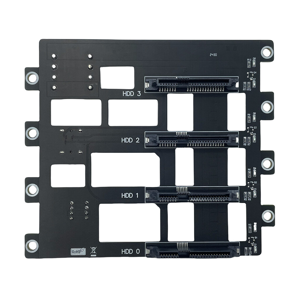 SASSATA Hard Disk Backplane for Nas Storage Server Expansion Board