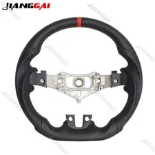 Full Leather Steering Wheel Fit Dodge Charger Challenger Durango 11-14 Red Line