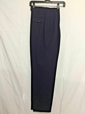 LIZ CLAIBORNE Collection Blue Wool Shapely Classic Lined Blue Woman Pants Sz.8