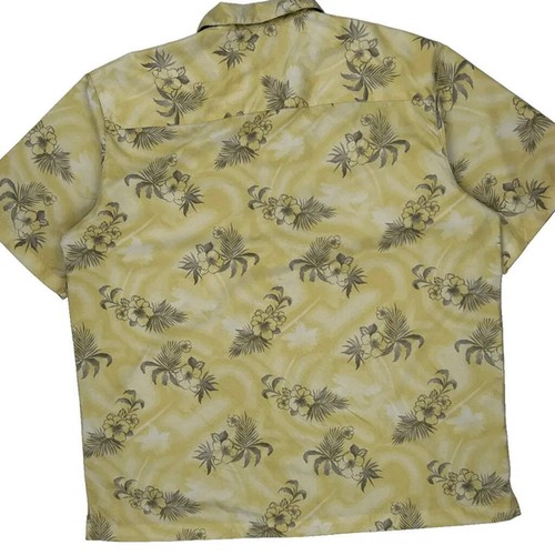 Trader Bay Hawaiian Shirt - XL Beige Cotton - Picture 7 of 8