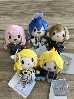 Project Sekai Fuwapuchi VOCALOID Complete Mascot Set MEIKO KAITO Rin Len Luka