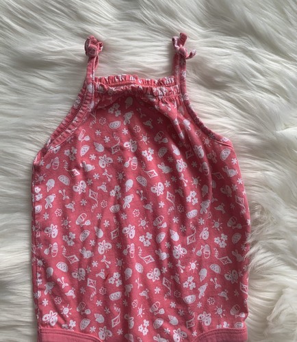 Traje corporal Jumping Beans bebé niña niño una pieza 24 meses rosa blanco - Imagen 7 de 12