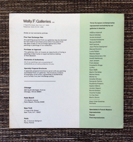 SELTENER VINTAGE Pierre Doutreleau Ausstellungskatalog: Wally F Galerien - Bild 9 von 9