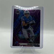 2023 Panini Mosaic Purple Scope Prizm Golden Tate III Detroit Lions #214