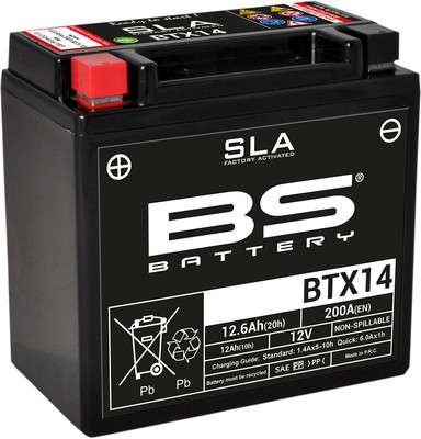 AGM-Batterie Aktive SLA Wartungsfrei BS Batterie HONDA TRX 420 TM 2012
