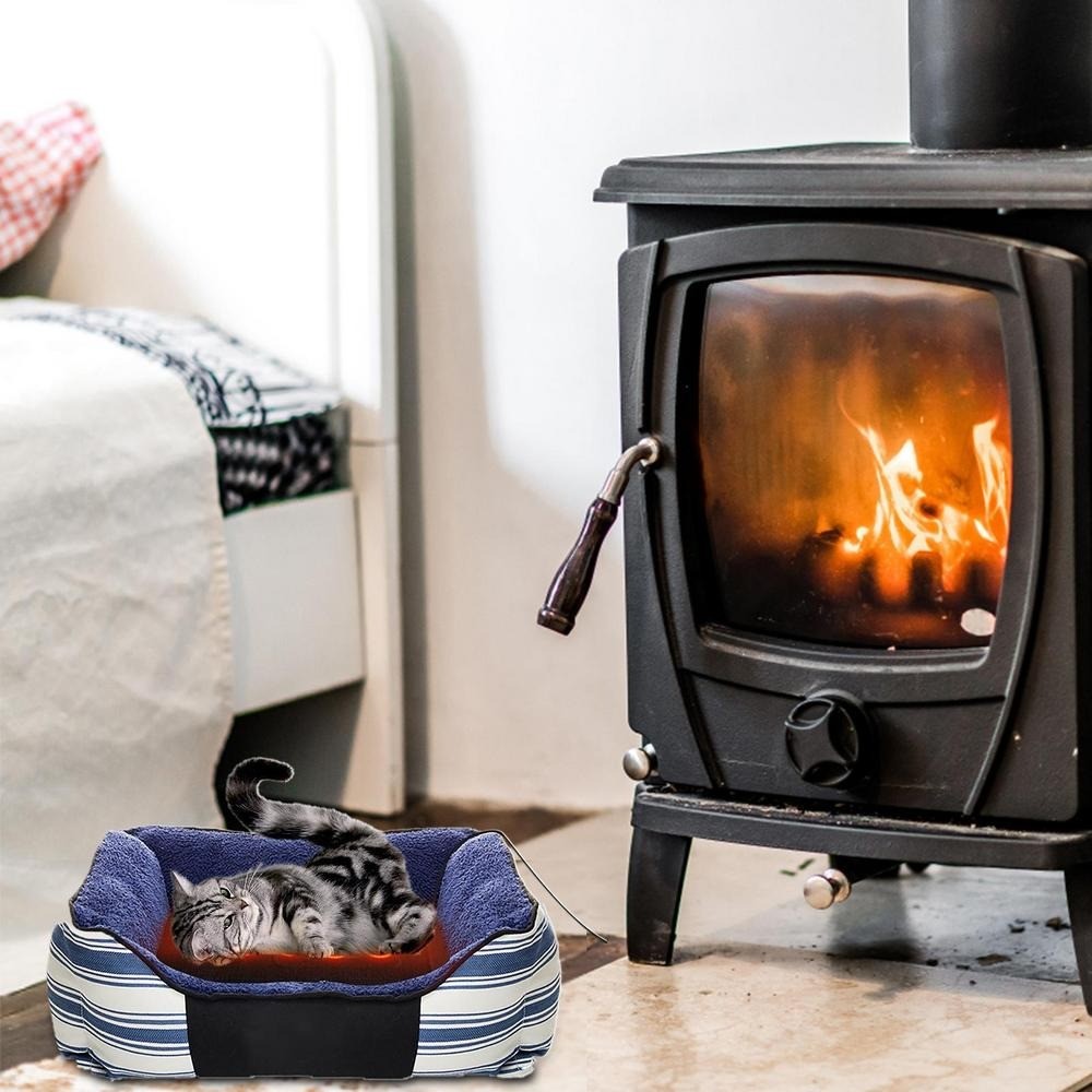 Dog Cat Bed Pet Electric Blanket Pet Heating Mat Heater Carpet Dog Heating Pad