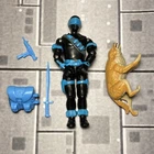 Gi Joe Black Major Custom Snake Eyes V2  Ninja Force Action Figure 3.75” 2025