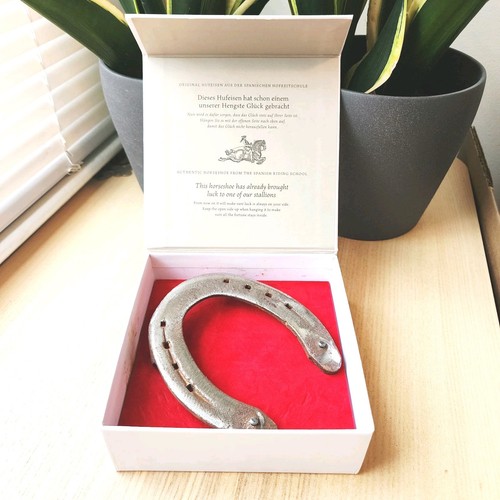 Authentic Horseshoe from the Spanish Riding School of Vienna - Lipizzaner Gift