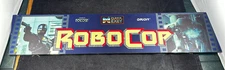 1980s ROBOCOP DATA EAST ORION OCEAN FILM GRAPHIC VIDEO GAME / PINBALL GLASS RARE