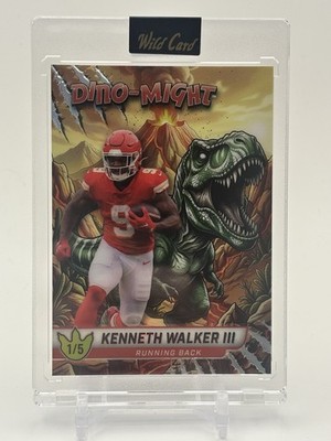 2026 Wild Card Kenneth Walker III  1/5 Dino-Might Dino-Eruption RB Chiefs