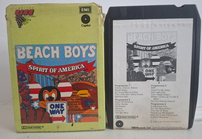 8 TRACK TAPE - BEACH BOYS - SPIRIT OF AMERICA  - 8 TRACK CARTRIDGE
