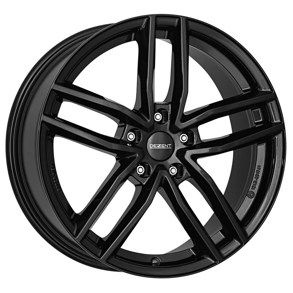 4 jantes DEZENT TR Black 7.5jx17 5x112 pour Ssangyong Korando