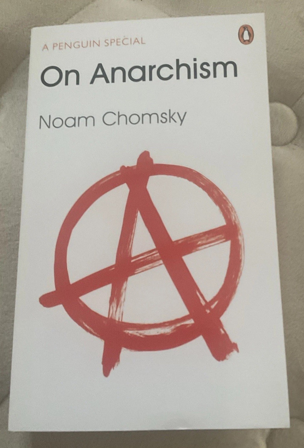 On Anarchism By Noam Chomsky Paperback Ornguin Non-fiction Book