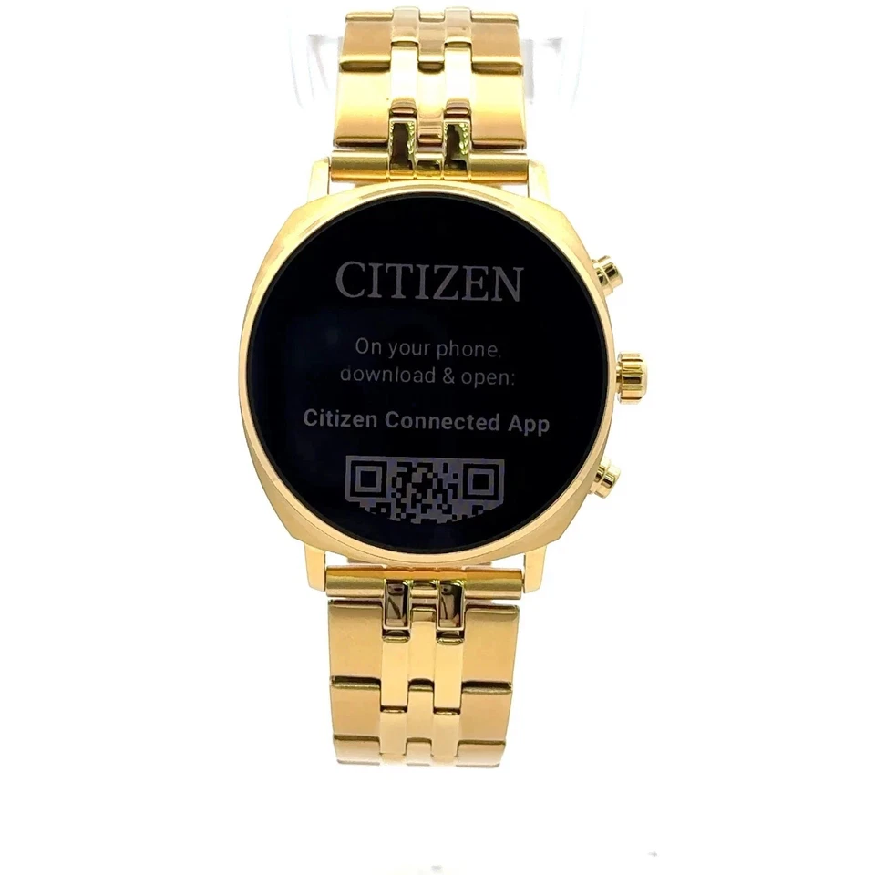 Citizen CZ Smart Touchscreen Gold Stainless Steel Smart Watch 41MM MX1002-57X - Image 2 of 4