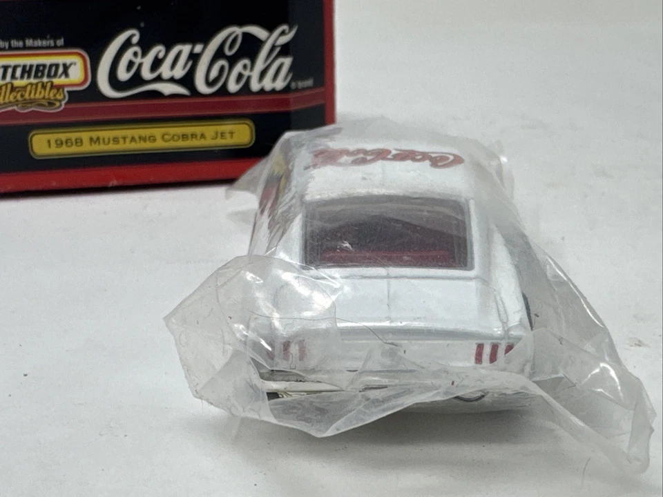 Matchbox Collectibles Coca-Cola 1968 Mustang Cobra Jet Diecast 1:60 - 1996 - Image 3 of 4