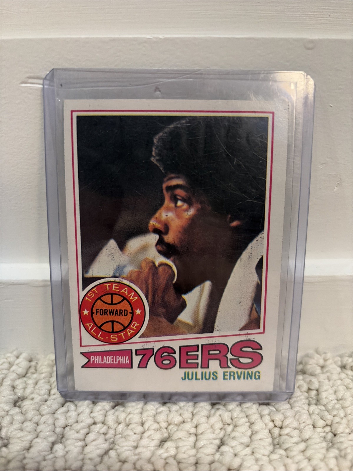 1977-78 Topps - Julius Erving #100 White Back