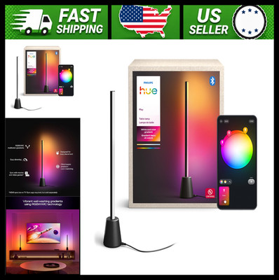 Philips Hue Play Table Lamp RGBWWIC LED, 23.6-Inch, 1-Pack