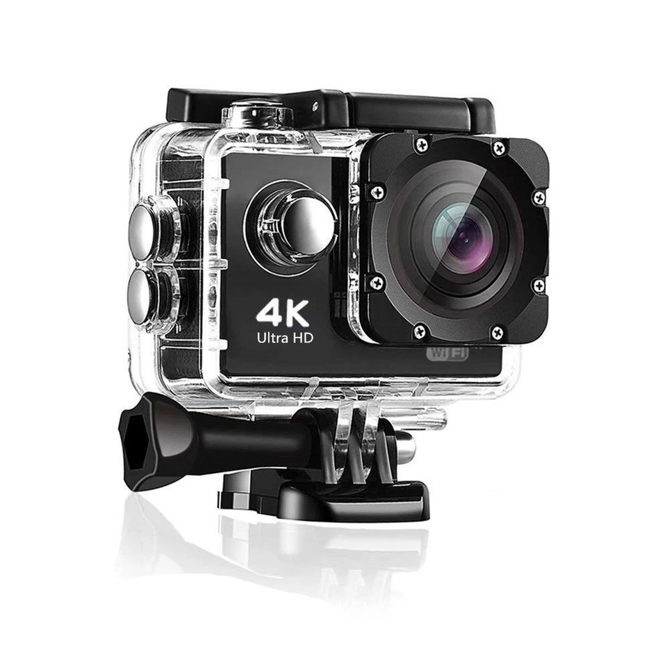 Neu 4K Sport 140° Action Kamera Ultra HD WiFi Wasserdicht Fernbedienung - Bild 3 von 4