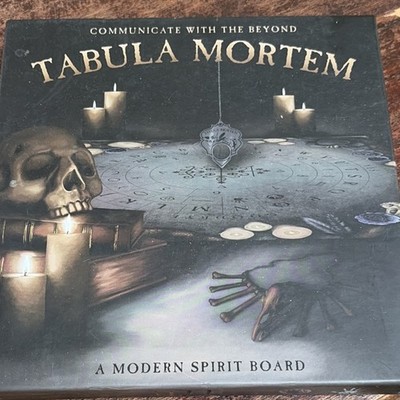 Tabula Mortem Modern Spirit Board Set with Planchette & Guidebook US Games 2021