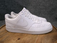 Nike Court Vision LO NN Mens Size 12 US Triple White Basketball Shoes DH2987-100