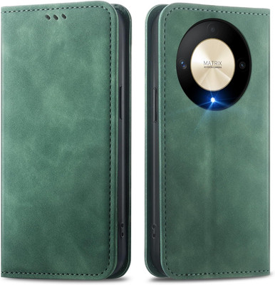 MOJIA Hülle für Honor Magic6 Lite 5G (Magic 6 Lite) / X9b  PU Folio Leder
