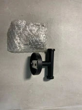 ICO Bath V67225 Lava Double Robe Hook - Matte Black