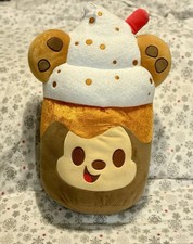 Disney Munchlings 16" Mickey Mouse Iced Cookie Latte Large Plush Disneyana