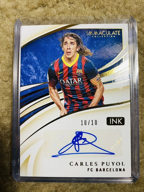 2020 Panini Immaculate Collection - Ink Carles Puyol #I-CPU Gold /10