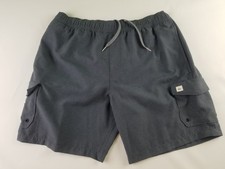 Quiksilver Waterman Collection Men s Shorts M Gray Cargo Outdoor Casual 6729