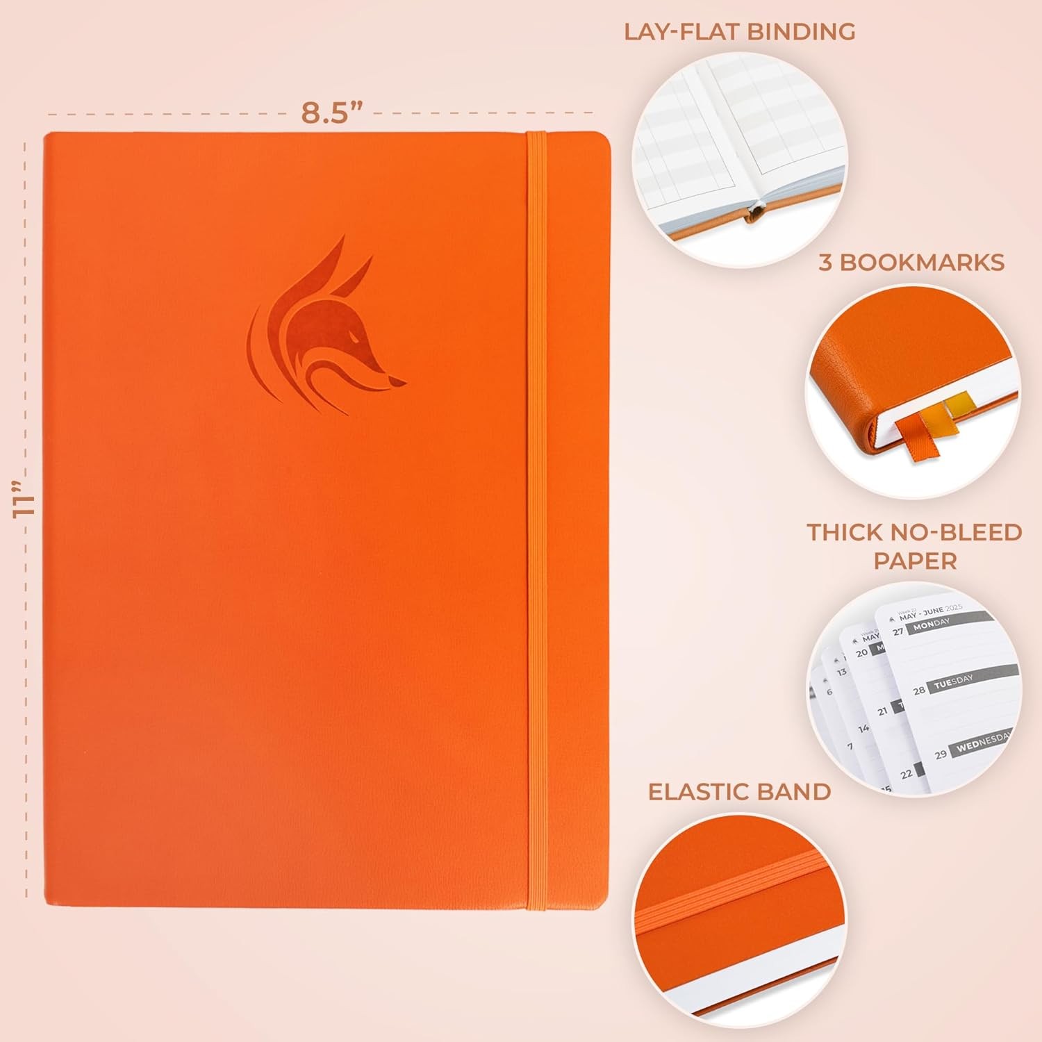 Clever Fox Planner PRO Dated (Jan 2026–Jan 2027) Weekly & Monthly Life Planner