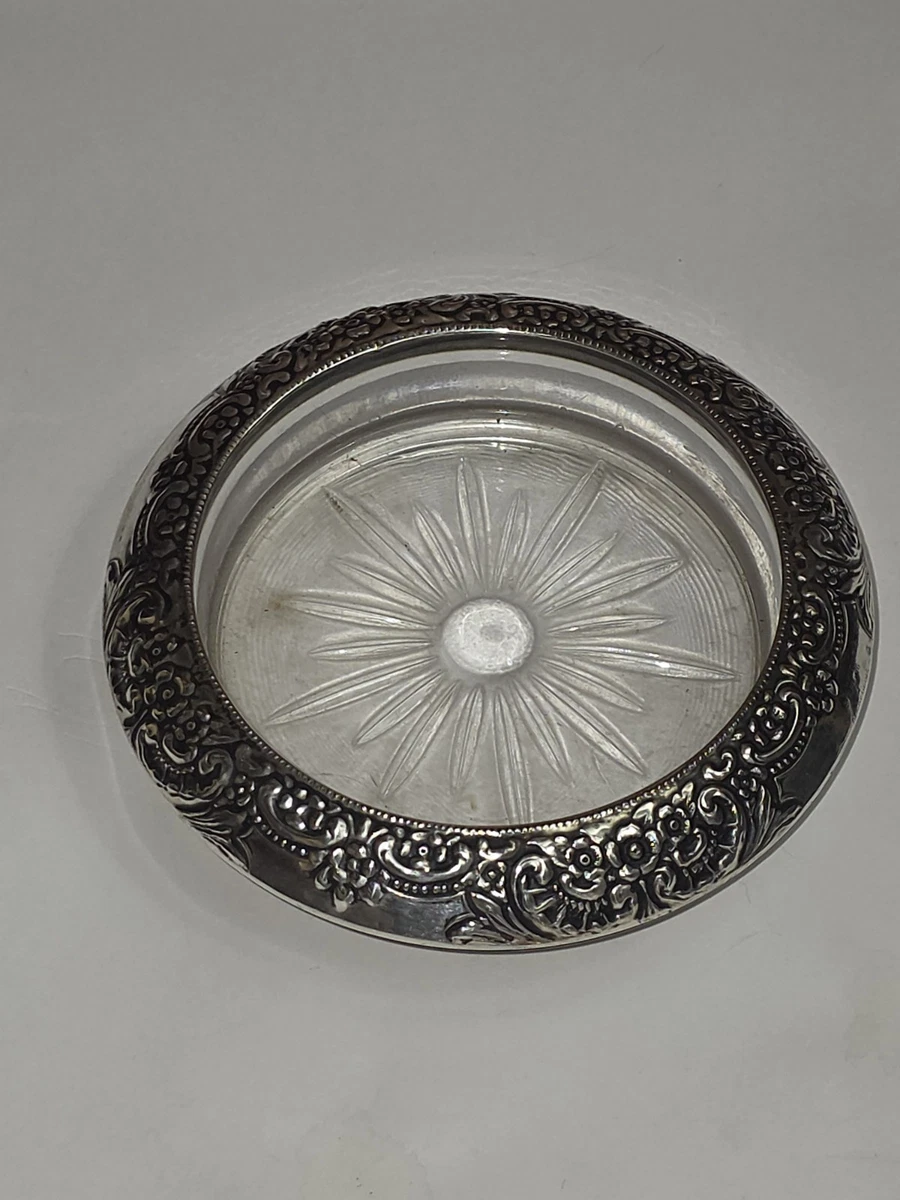 Frank M. Whiting Antique US Sterling Silver Dishes & Coasters for
