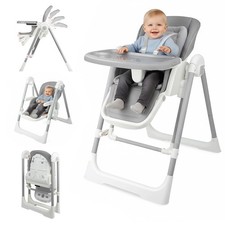 High Chairs for Babies and Toddlers Convert to Baby Swings Foldable High Chai...