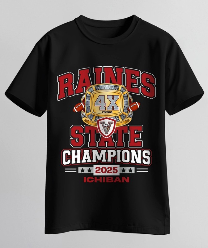 William M Raines High School Football Championship Shirt class 3A Jacksonville
