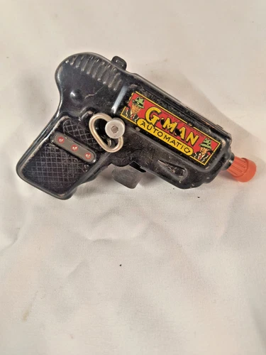 VINTAGE MARX G-MAN WIND UP GUN