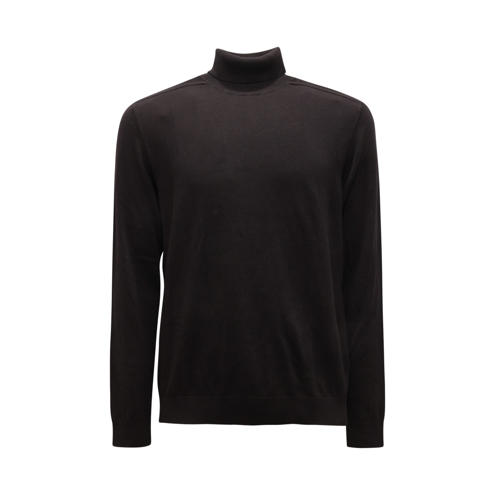 5562AZ МУЖСКОЙ ХЛОПКОВЫЙ СВИТЕР С КРУГЛЫМ ВЫРЕЗОМ DOLCEVITA UOMO SELECTED ЧЕРНЫЙ 10990₽