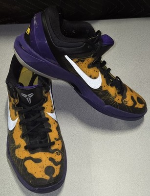 Nike Kobe Zoom 7 Poison Dart Frog Lakers Size 11