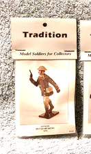 Unopened Tradition white metal 1/32 WW1 British Officer toy soldier model kit x1
