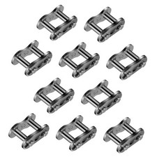 10Pcs 50 Roller Chain Connecting Links Master Connector Link Heavy Duty